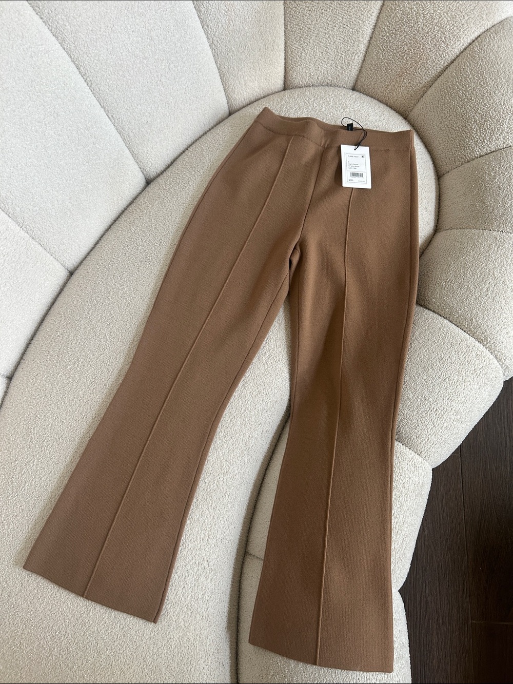 Theory Brown Flared Ponte Pants